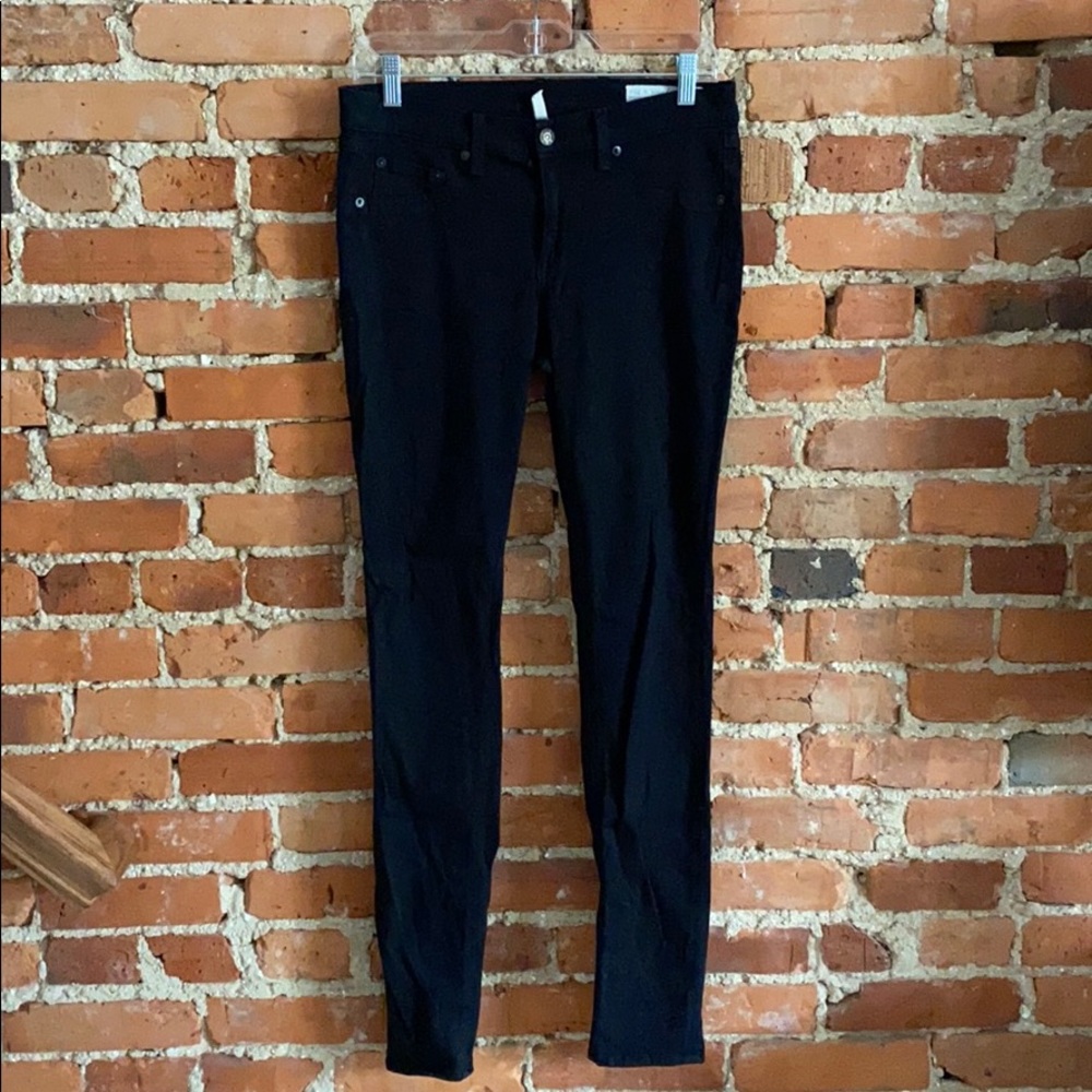 Rag and bone black slim jean